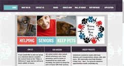 Desktop Screenshot of helpingseniorskeeppets.org